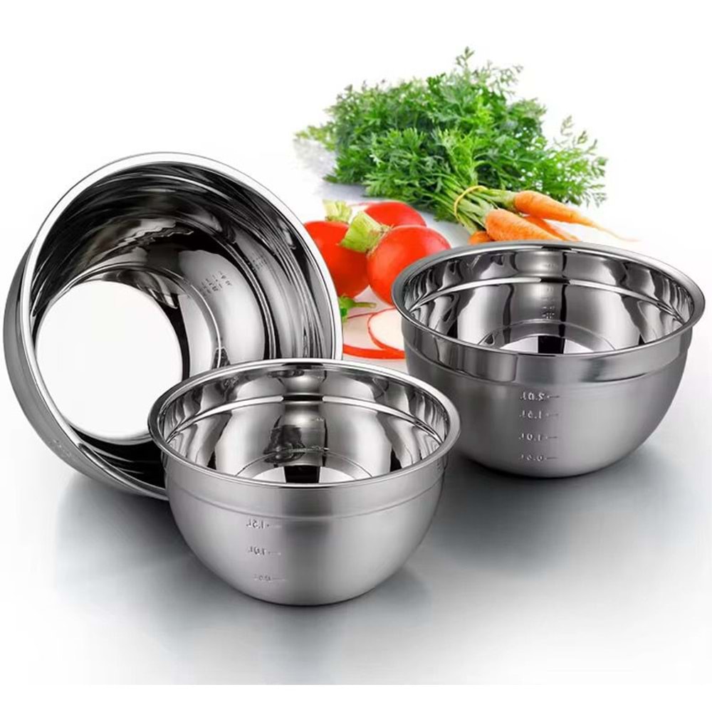 ALVİN 22CM ÇELİK KARIŞTIRMA KABI