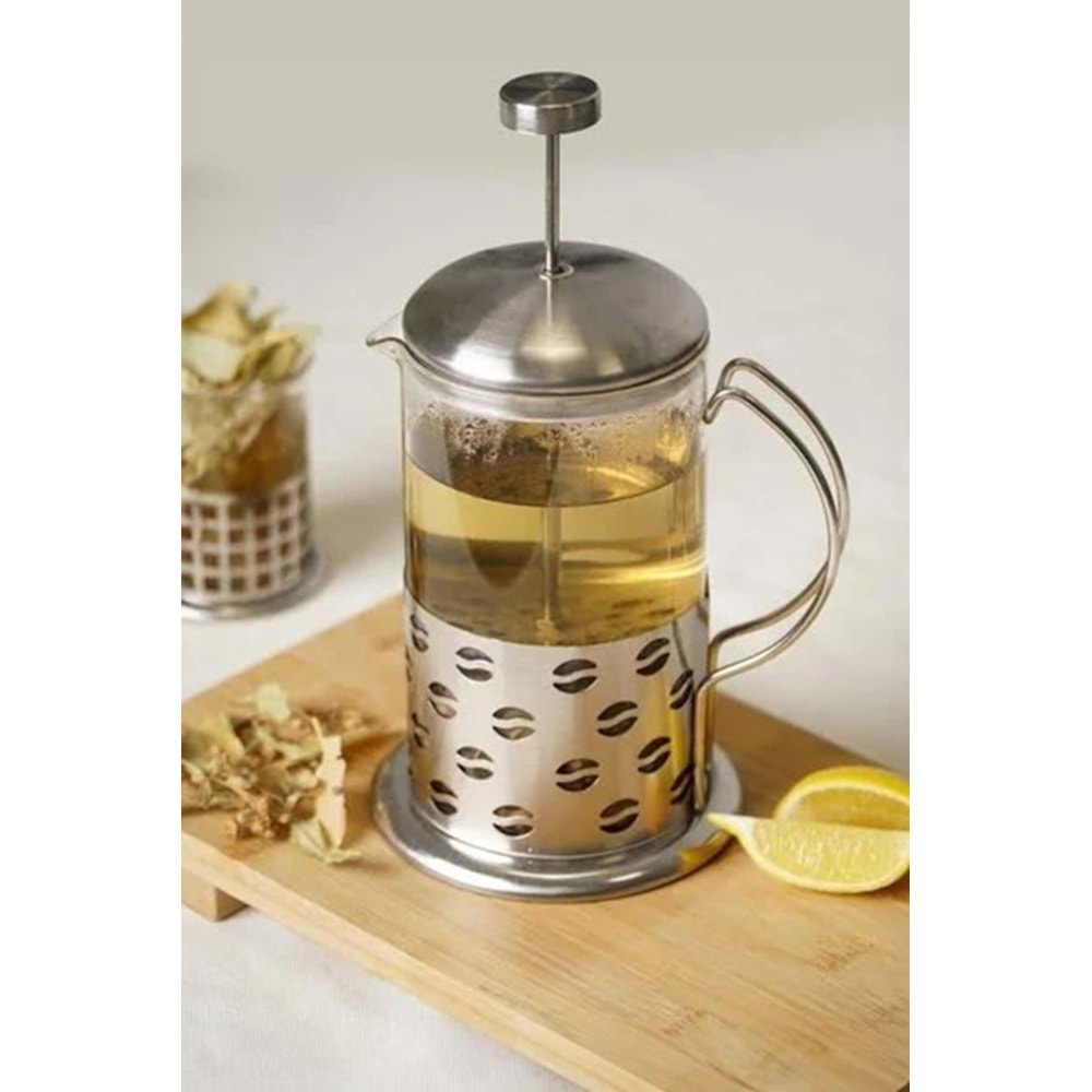 ALVİN METAL FRENCH PRESS 600ML