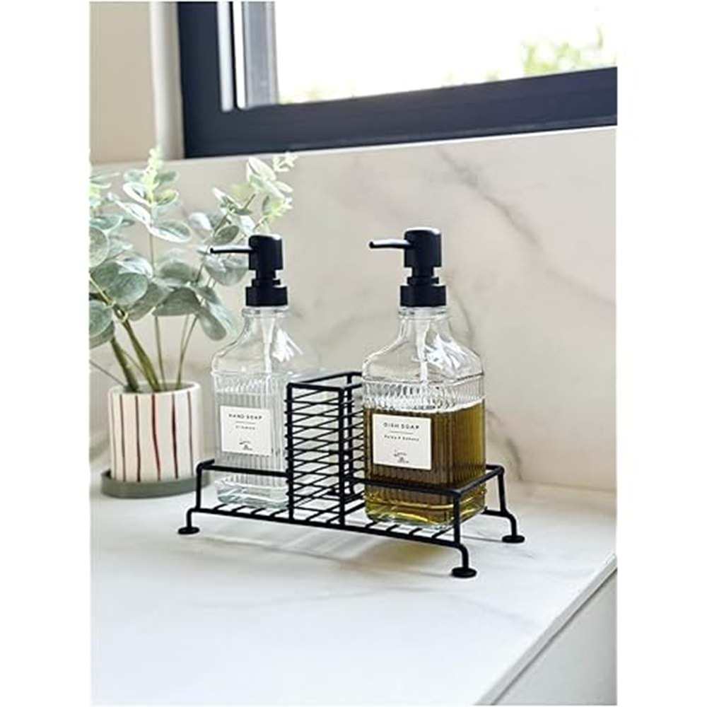 ALVİN MİLANO 2Lİ STANDLI SIVI SABUNLUK