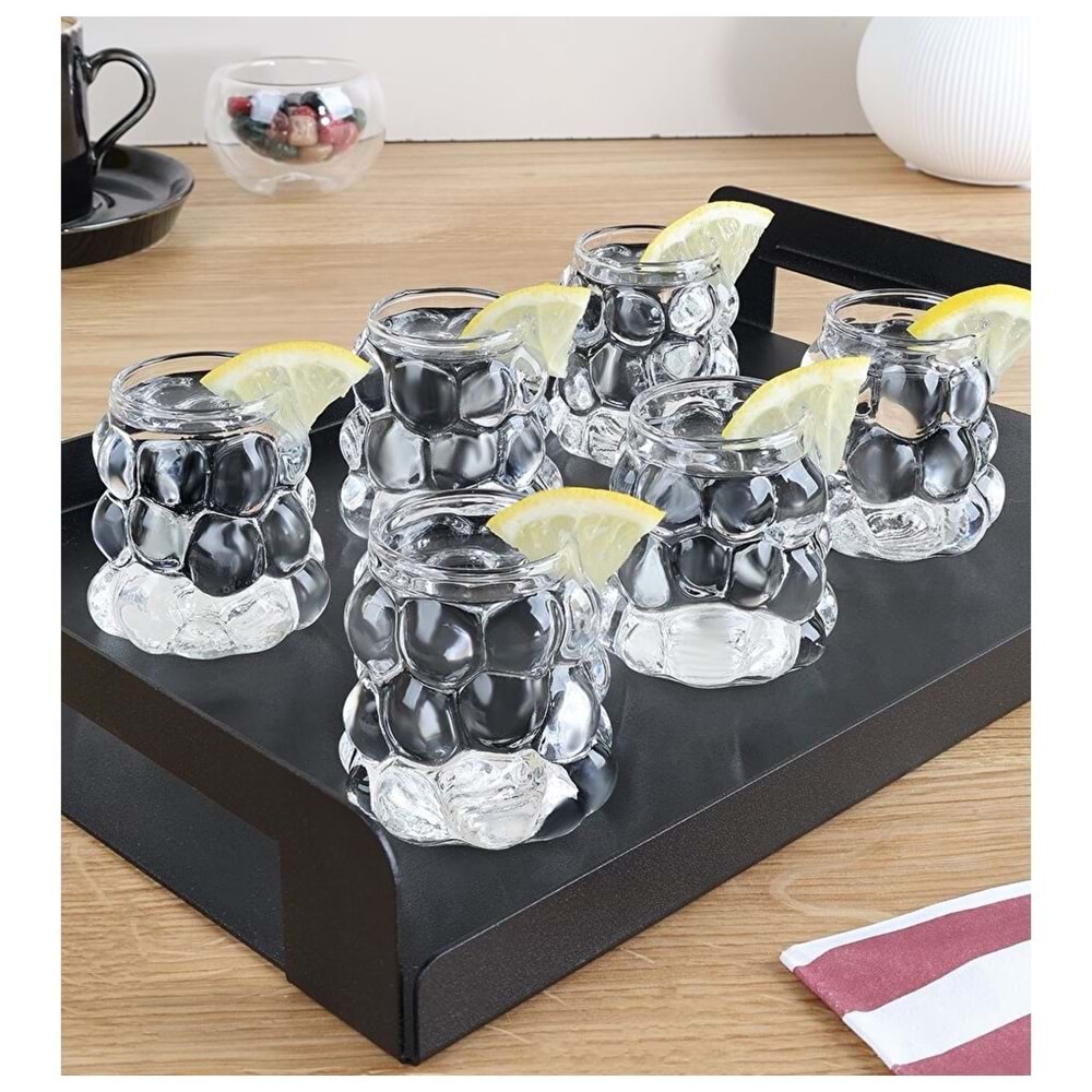 ALVİN KAHVE YANI ÜZÜM BARDAK 6LI