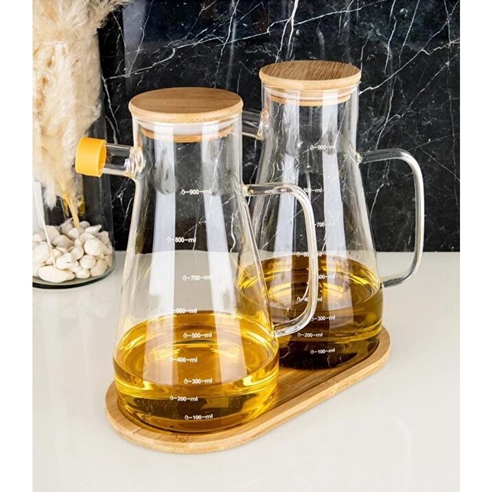 ALVİN 2Lİ CAM YAĞLIK 900ML