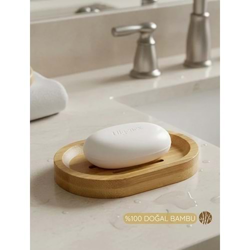 ALVİN BAMBU OVAL SABUNLUK