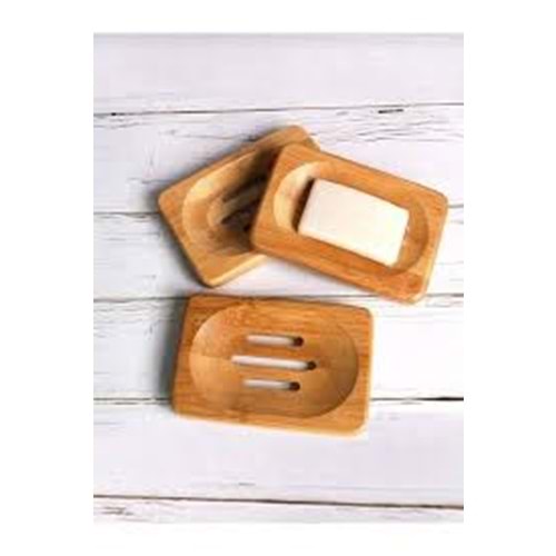 ALVİN BAMBU KARE SABUNLUK