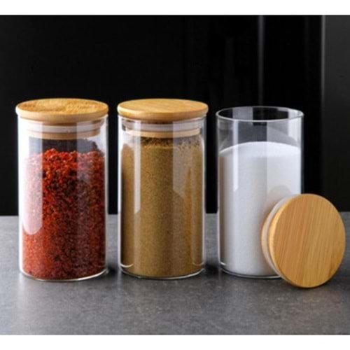 ALVİN BAMBU 3LÜ SET KAVANOZ