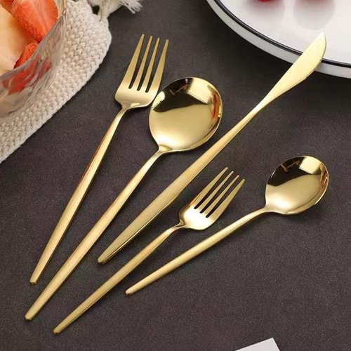 ALVİN 6LI GOLD TATLI ÇATALI
