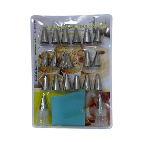 ALVİN KREMA TORBASI 21 PCS