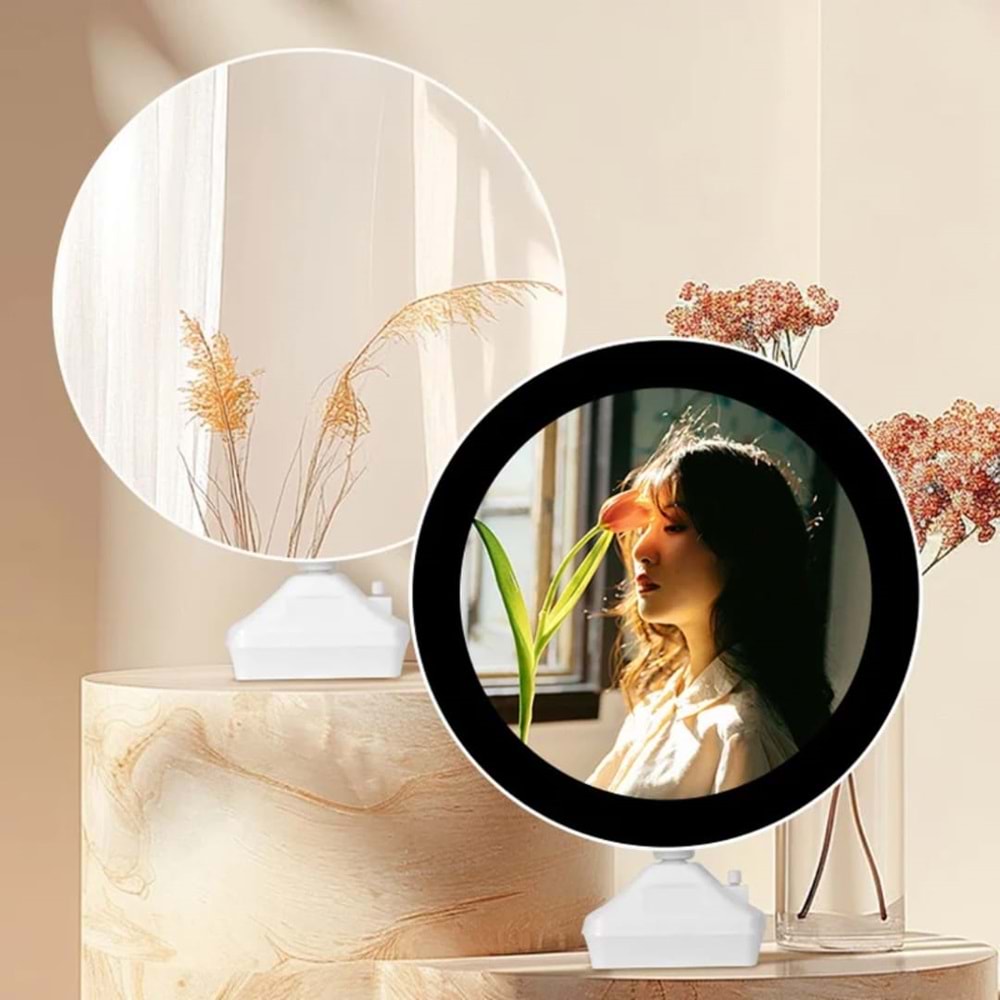 ALVİN IŞIKLI ÇERÇEVE YUVARLAK