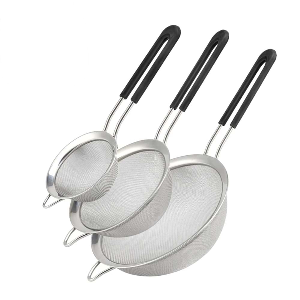 ALVİN 3LÜ SİLİKON SAPLI SÜZGEÇ