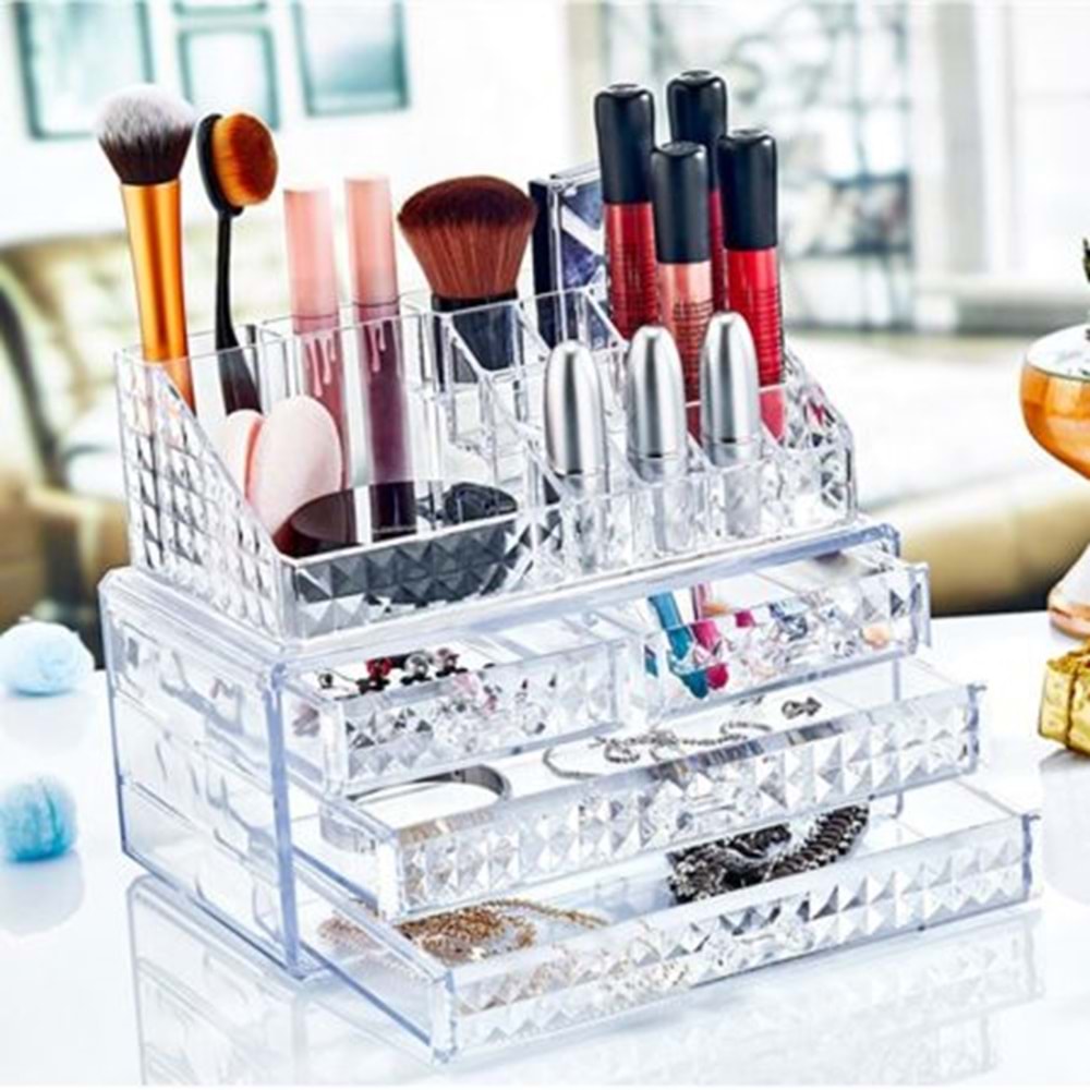 BOXUP 3KATLI ÇEKMECELİ ORGANİZER SET