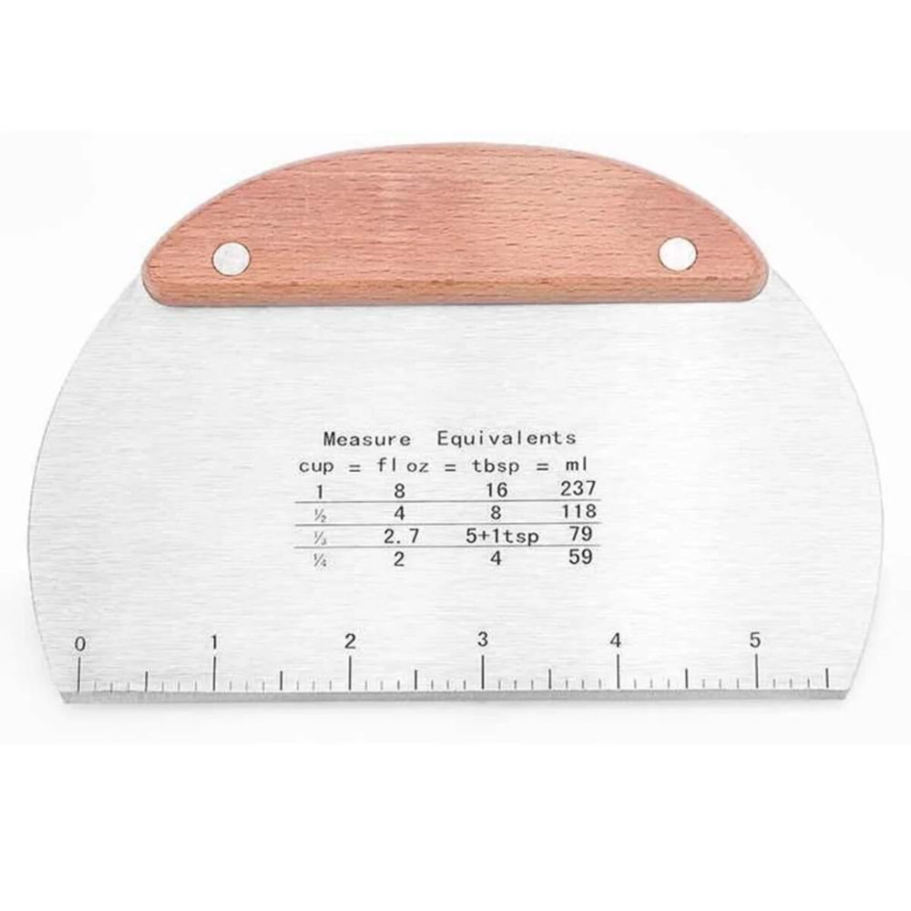 ALVİN BAMBU SAPLI OVAL HAMUR KESİCİ