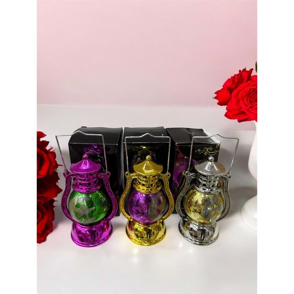 OLİVYA LÖKÜS LED MUM DESENLİ